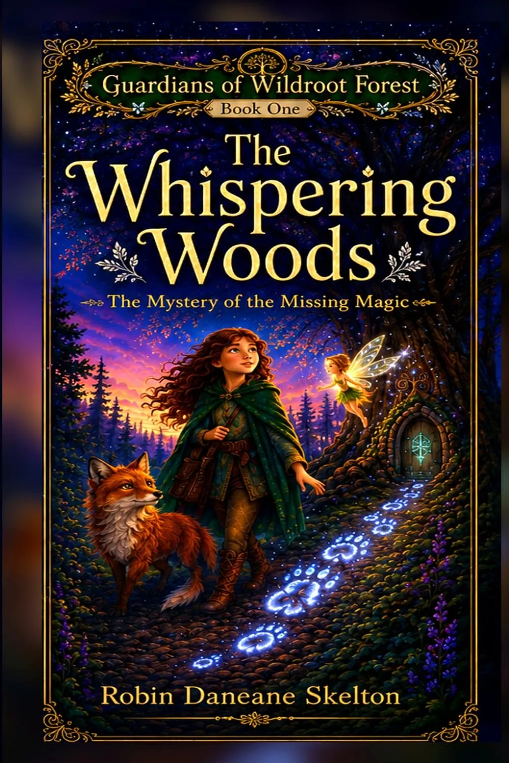 Front cover of The Whispering Woods: The Mystery of the Missing Magic by Robin Daneane Skelton